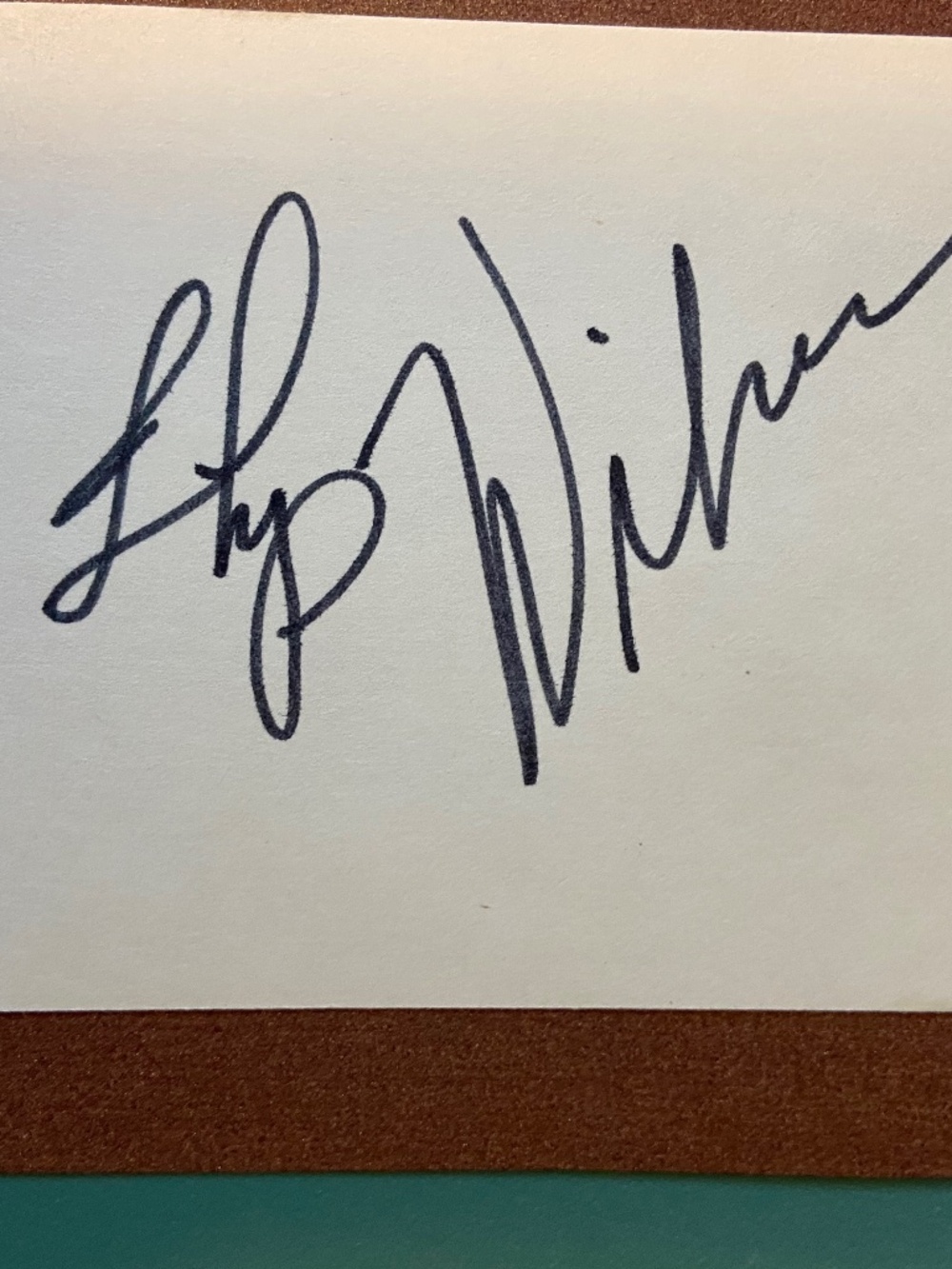 Flip Wilson autograph hand signed authentic